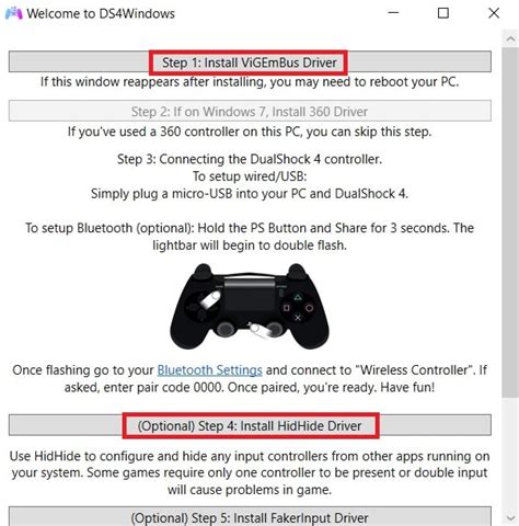 Ds4windows dev.  DS4 Drivers 1.  By associating your connected controller to...