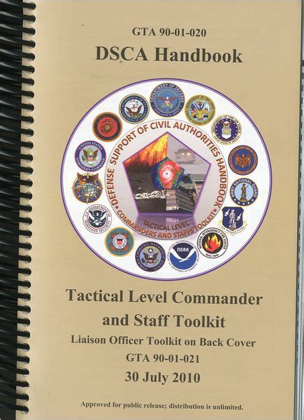 Dsca handbook defense support of civil authorities handbook tactical level. - Guida allo studio assistente di tribunale senior.