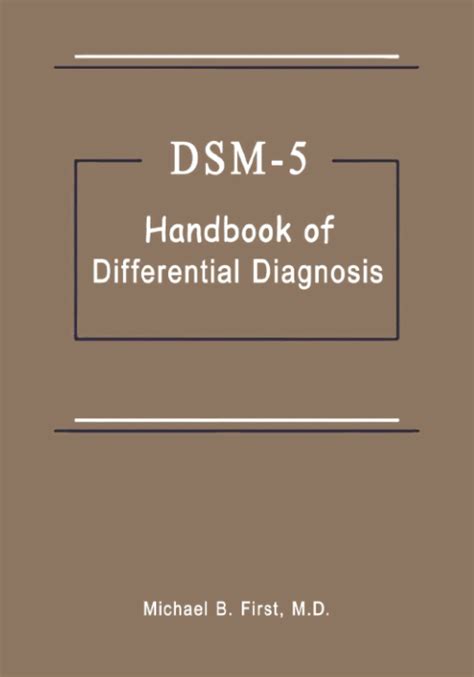Dsm 5 handbook of differential diagnosis by michael b first. - Bibliografía crítica y antológica de velázquez..