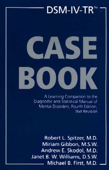 Dsm iv tr casebook a learning companion to the diagnostic and statistical manual of mental disorders fourth. - On assignment the video guide to basic videography.