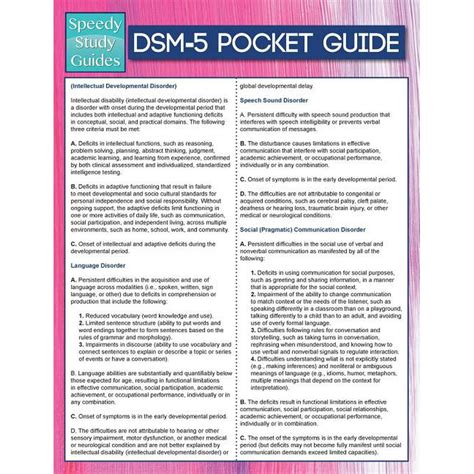 Download Dsm5 Pocket Guide Speedy Study Guides By Speedy Publishing