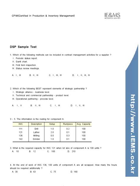 Dsp Sample Test