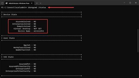 Dsregcmd commands. exe is a command-line tool that allows you to manage ...
