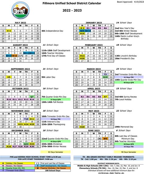 Dsusd Calendar 2024