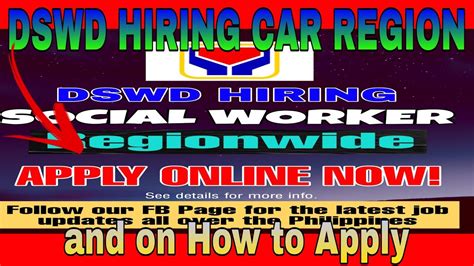 Dswd Hiring Work, Jobs - 12 April, 2024 Indeed.com …