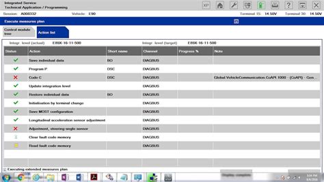 Dtc e1c448 bmw.  Note that ISTA/P will automatically reprogram and code all programmable co...