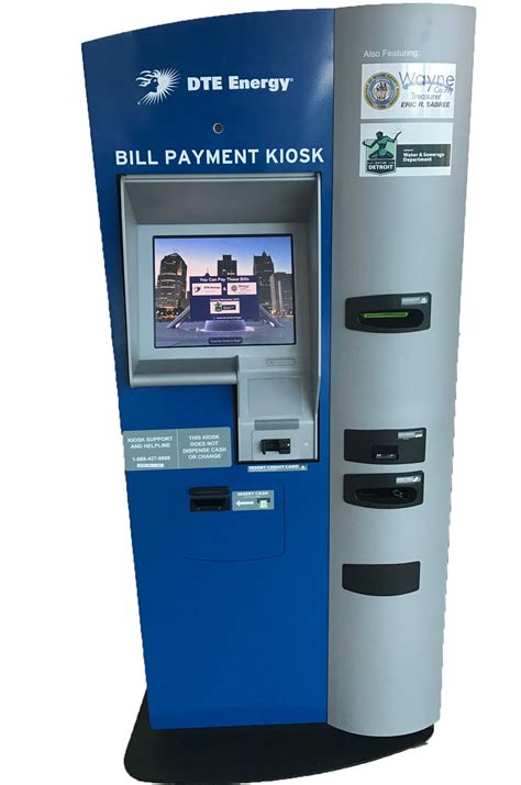 Dte kiosk. With convenient locations throughout southeast Michigan, DTE Bill Payment Kiosks are safe and secure places to access your account information and make payments. If you’re eligible, you can take advantage of these kiosk benefits: Pay with cash, personal check, debit card or credit card; 