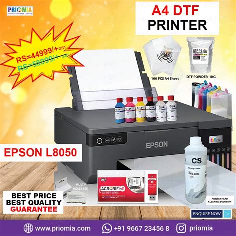 Dtf printer epson.  Explore products, DTF Printer A4 High-Speed Transfer Machine with ...
