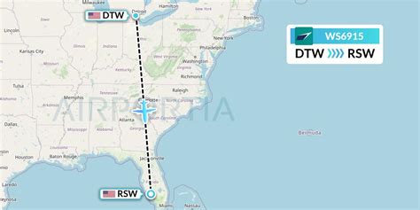 United flight deals and tickets from Fort Myers to Detroit (RSW to DTW) from $108.
