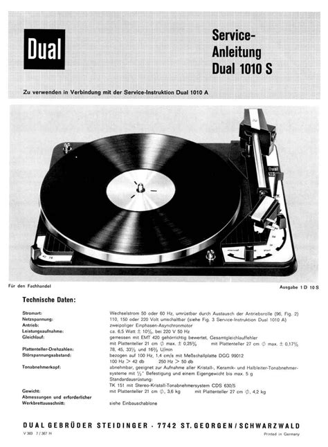 Dual 1010 turntable service manual repair manual. - Ski doo mxz 440 fan 2001 service shop manual.