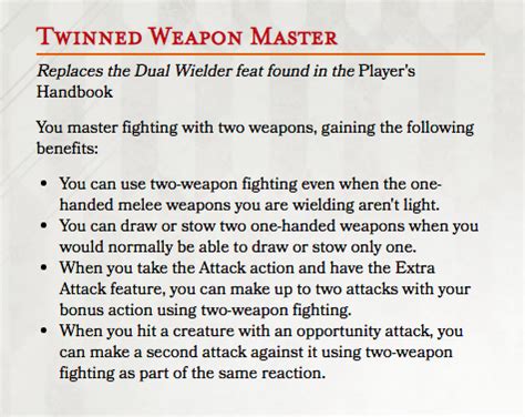 Dual Wielder — Homebrew Directory