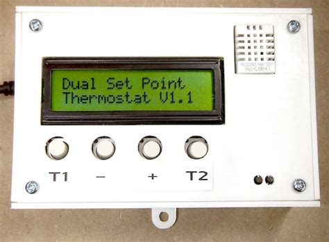 Dual set point programmable thermostat ElectronicsLab
