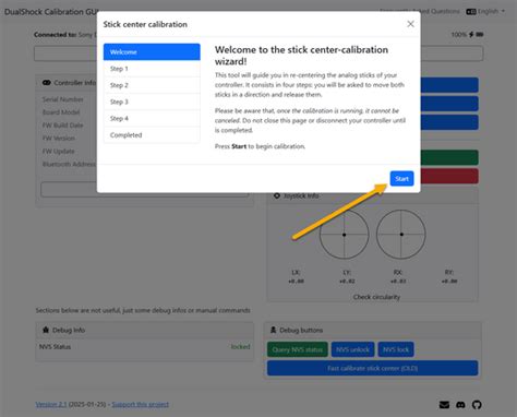 Dualshock calibration tool.  This tool only works in chromium based browsers (Goog...