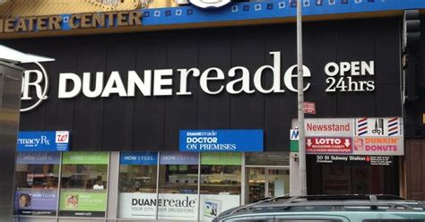 By 8 a.m., I get to my Duane Reade store at 1627