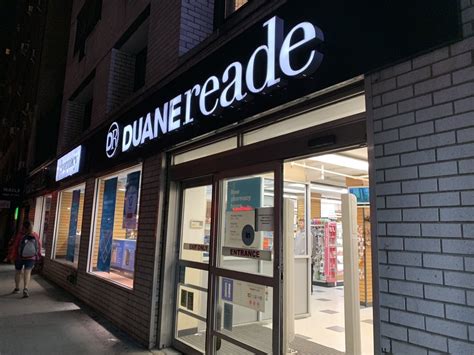 You could be the first review for Duane Reade Drugs. Filter by rating. Search reviews. Search reviews. Business website. duanereade.com. Phone number (212) 505-5620. Get Directions. 295 1st Ave New York, NY 10003. Suggest an edit. Near Me. Drugstores Near Me. Prescription Drugs Delivery Near Me.. 