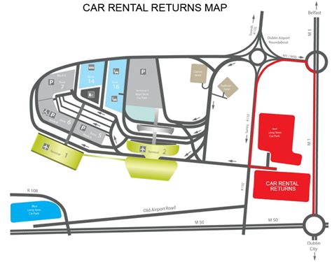 Dublin Airport - Car Rental Returns - Dublin Airport T2 Guide