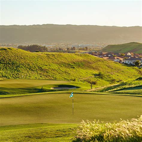 Dublin ranch golf course. Dublin Ranch Golf Course is a public course designed by Robert Trent Jones, Jr. and Donald Knott in 2004. It has a rating of 64.6 and a slope of 108, and offers carts, clubs, practice facilities and a restaurant. 