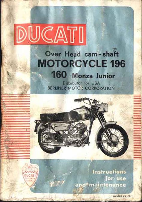 Ducati 160 monza jr service manual. - Festschrift zur feier des 500jährigen bestehens der universität leipzig.