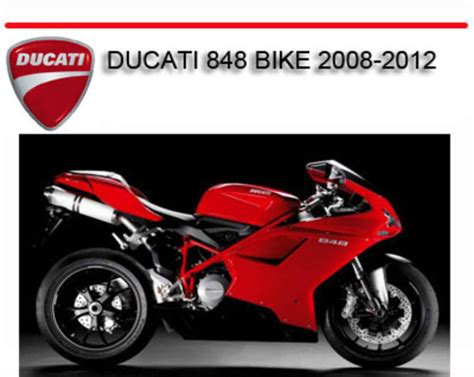 Ducati 848 bike 2008 2012 repair service manual. - Manuale di riparazione cambio automatico al4 dpo.