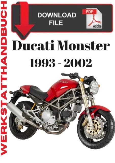 Ducati 900 m900 monster 2001 reparaturanleitung. - Spe cimen ge ne ral des fonderies..