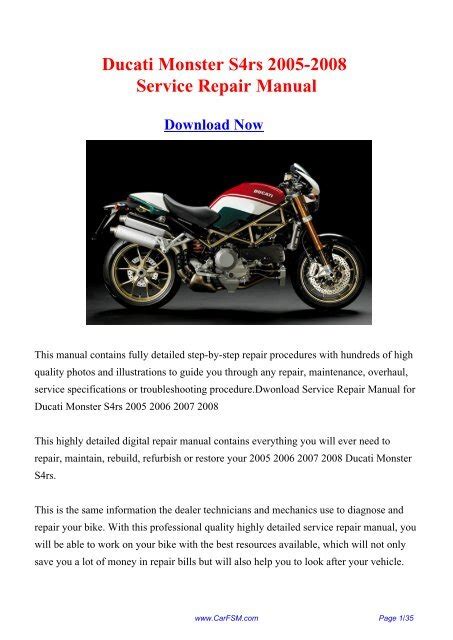 Ducati monster 600 service manual italiano. - Alan wake official survival guide prima official game guides.