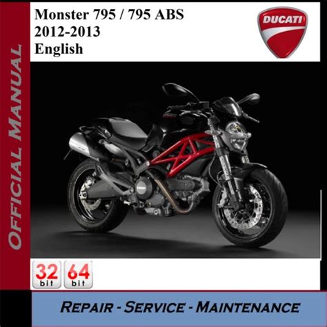 Ducati monster 795 795 abs 2012 13 workshop service manual. - Manual asia topic 2700 espa ol.