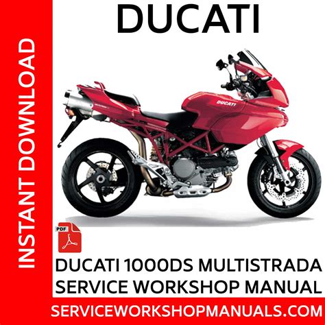 Ducati multistrada 1000 workshop service manual. - Manuali di servizio di terne john deere 8b.