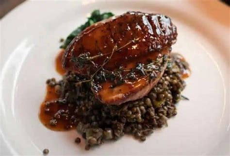 Duck Breast with Braised Puy Lentils and Kale - Chef