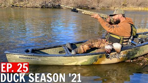 Duck Hunting - Kayak DUCK HUNT On A Small River