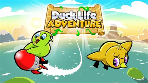 Duck Life 6 Space is a duck racing game with a galactic story and theme. An alien from outer space has nabbed your trophy, and you need to go on a quest through space to get it back! Enjoy a plethora of new mini-games and races along the way..