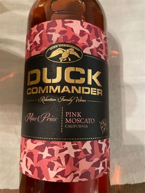 Duck commander wine. Nov 1, 2013 · November 1, 2013. Trinchero Family Estates announced today that it has collaborated with the Robertson family, of Duck Commander and Duck Dynasty fame, to produce Duck Commander Wines. The first vintage will include Triple Threat 2011 Red Blend, Wood Duck 2012 Chardonnay, and Miss Priss 2012 Pink Moscato, all produced from California vineyards. 