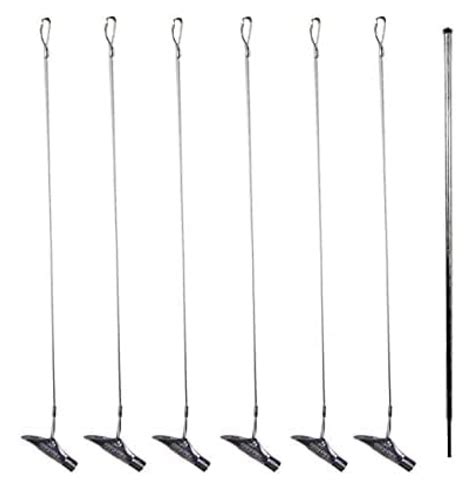 Duckbill stakes.  DuckBill&reg; anchors are driven into the ground using either hand tools or smal...