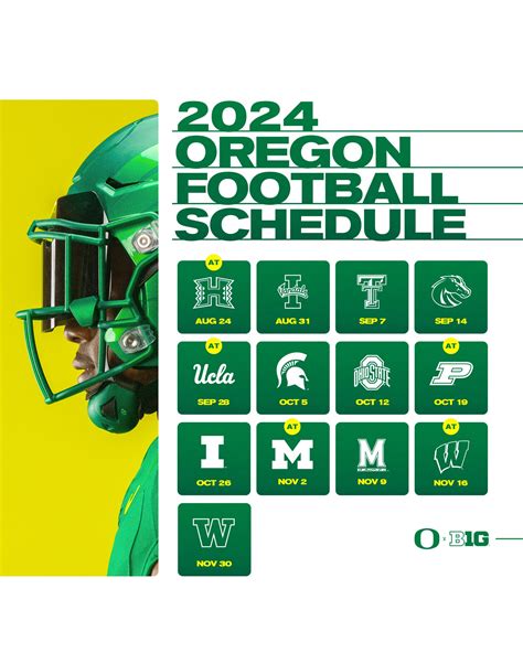 Ducks Football Schedule 2024 - Nfl Schedule 2024