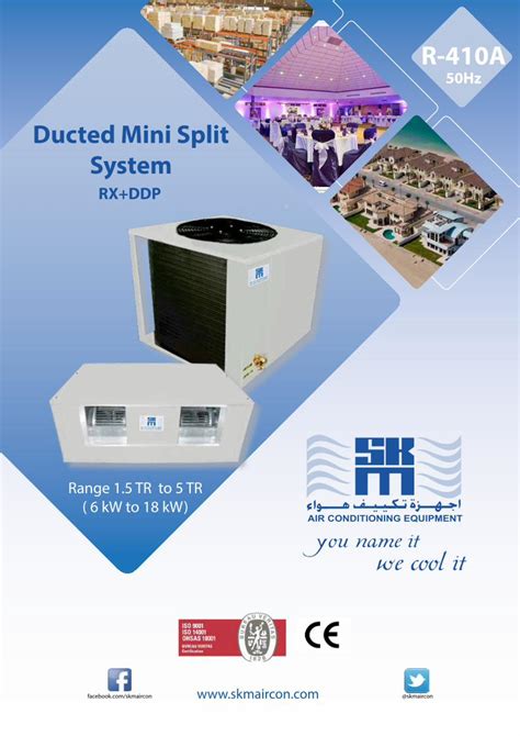 Ducted Mini Split System RX+DDP - S.K.M Air · PDF …