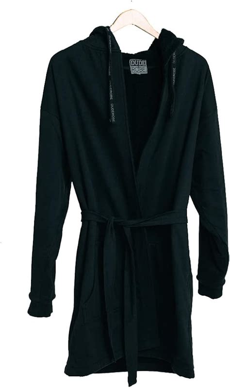 Duderobe. WORLD'S BEST LUXURY BATHROBE The DudeRobe is a 50% Premium Sweatshirt, 50% Premium Towel for all day comfortable wear. SAVE 15% NOW WORLD'S BEST LUXURY BATHROBE - SAVE NOW Premium Sweatshirt Outside, Comfy & Extra Absorbent TOWEL Inside Never-Lost Belt™ Permanently Attached Extra Pocket Inside Non-Floppy Arm Cu 