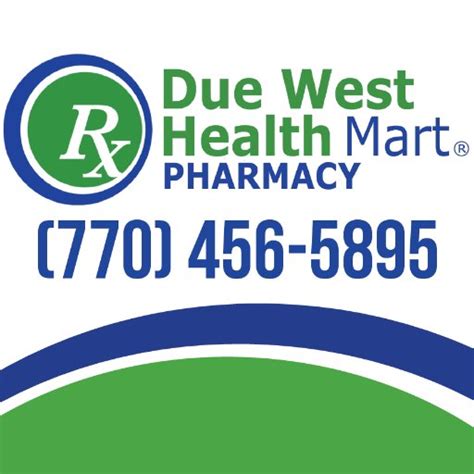 Due west pharmacy. Popular Pharmacies in Marietta, GA We’ve partnered with 40 pharmacies in Marietta, GA to offer discounts on ... Publix. 5 Locations. Wellstar Pharmacy Network #9. 3 Locations. Poole's Pharmacy. 2 Locations. Peachview Drugs. 1 Location. Due West Pharmacy Inc. 1 Location. East Marietta Drug. 1 Location. Laceys Marietta Pharmacy. 1 Location ... 