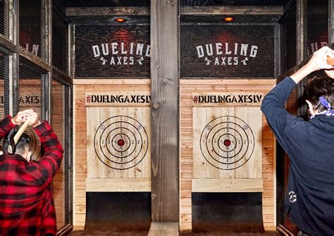Dueling Axes Las Vegas has been in operation since 2020, while the axe throwing brand originated in Columbus, Ohio, in July 2018 by Jess Hellmich and Paul Sherry. In celebration of their 5-year anniversary, their Ohio locations are hosting live DJ entertainment, giveaways, and deals on axe throwing and drinks from July 5 to July 16.. 
