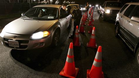 Sobriety checkpoints are put into place to check for motorist