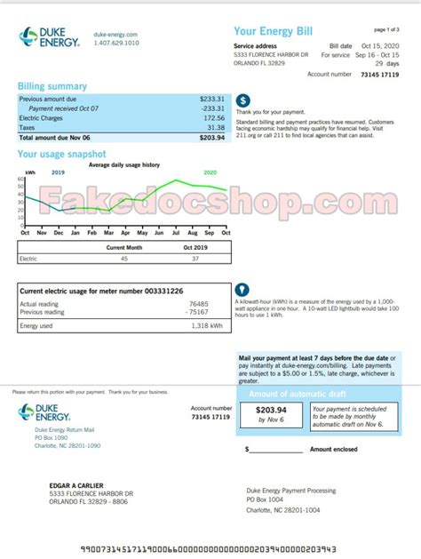 Duke Energy Bill Template Form the Form in Seconds Fill Out and Sign