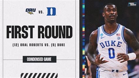 Duke and Oral Roberts meet in first round of NCAA Tournament