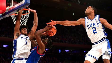 Kansas topples No. 1 Duke at Madison Square Garden By Kyle Boone Nov 16, 2016 at 12:52 am ET • 2 min read The nightcap of the Champions Classic in Madison Square Garden did not disappoint. In.... 