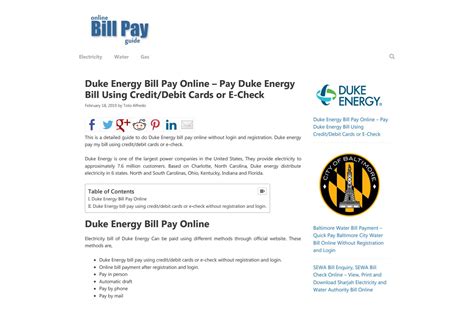 Duke bill pay. North Carolina‌. South Carolina‌. Ohio‌. Kentucky‌. Indiana‌. Florida‌. Auto Pay is a free service that automatically pays your energy bill by drafting funds from your selected bank account on your due date. 