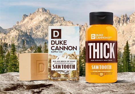 Duke cannon supply co. Duke Cannon Supply Co. Big Brick of Soap Bar for Men Great American Frontier (Leaf+Leather, Fresh Cut Pine, Campfire) Variety-Pack- All Skins, Extra Large Masculine Scents, 10 oz (Variety 3 Pack) 4.7 out of 5 stars 4,615 
