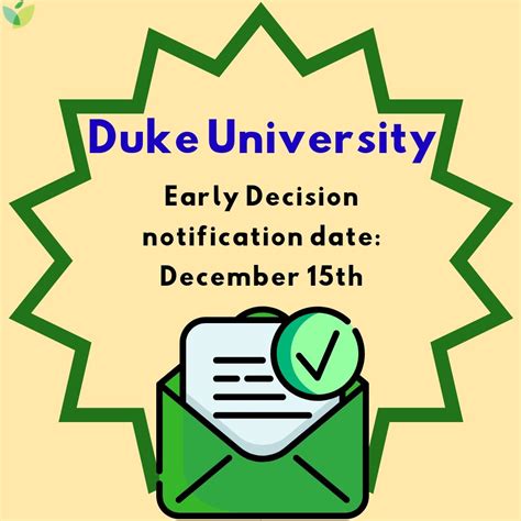 Duke ed notification date. Early Decision notification date: Mid-December: Regular Decision applications due: January 2, 2024: Regular Decision CSS Profile & FAFSA: February 1, … 