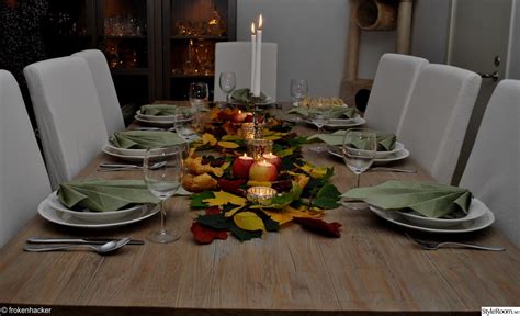 Dukning middag