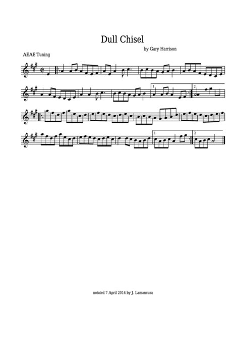 Dull chisel music.  For more on reading tabs in general, check out my complete guide...