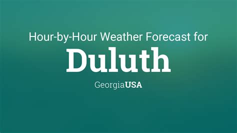 Weather Underground provides local & long-range weather forecasts, weatherreports, maps & tropical weather conditions for the Duluth area. ... Duluth, GA Hourly Weather Forecast star_ratehome. 64 .... 