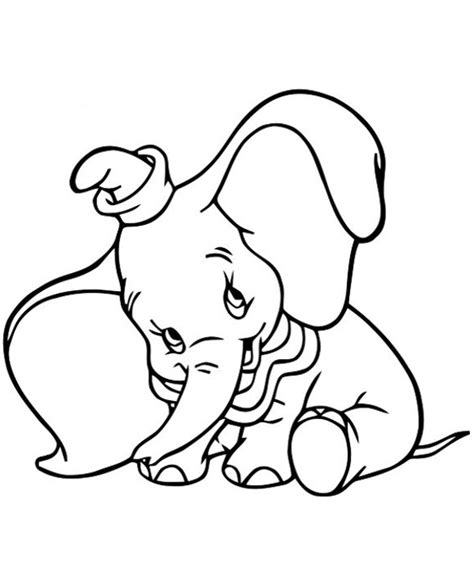 Dumbo Elephant Coloring Pages Get Coloring Pages
