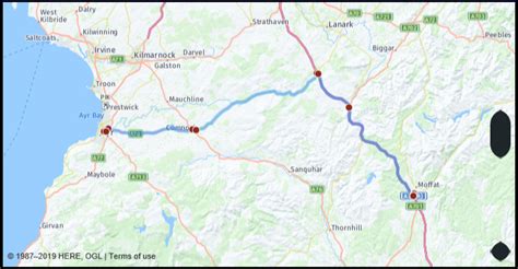 Dumfries to Moffat, Rogermoor - 2 ways to travel via bus, taxi, …