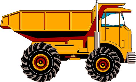 Dump truck toy isolate with clipping path.Right side. Vector Cartoon Dump Truck. Available EPS-10 vector format separated by groups and layers for easy edit. Full orange dumper. 3D lowpoly isometric vector illustration. The set of objects isolated against the white background and shown from different sides.. Dump truck clipart